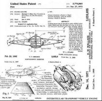 Extracto de una de las Patentes de antigravedad